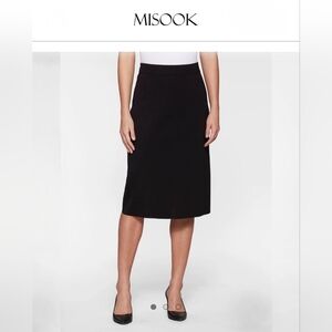Misook Classic Black 36" Pencil Skirt, Woman's 1X Quiet Luxury Old Money